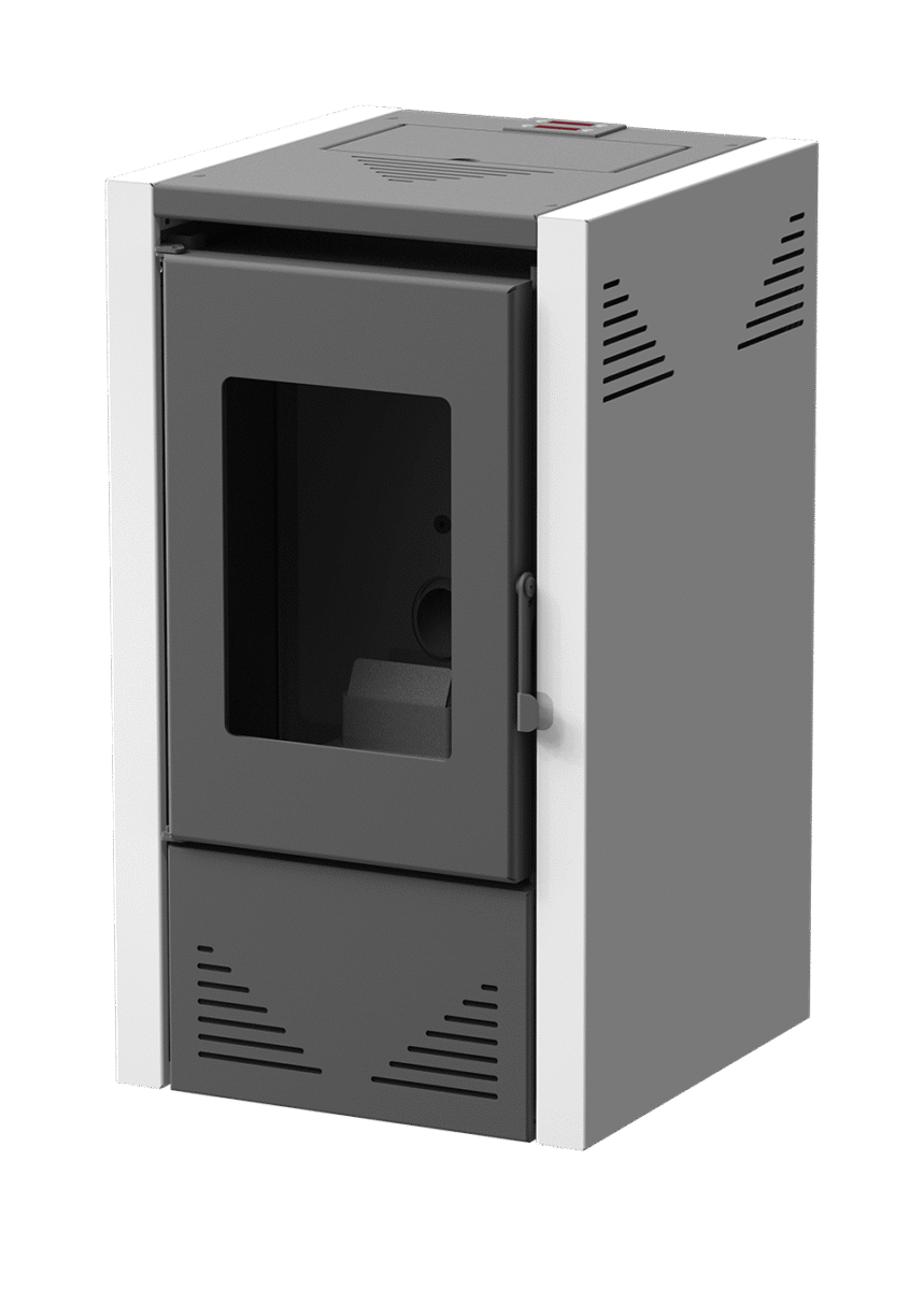 Semineu Pe Peleti Mareli Jade Cu Aer Cald De 5Kw Semineu pe peleti mareli jade cu aer cald de 5kw - imagine 1