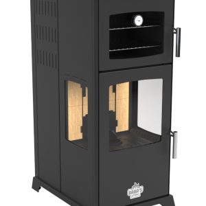 Soba de gatit pe peleti cu plita si cuptor GOLD E 12kW- cu cotroller digital si curatare automata