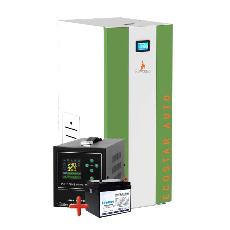 Centrala pe peleti mareli ecostar sbn35 auto 20-35kw cu ups si baterie incluse- curatare automata schimbator si camera de ardere - imagine 1