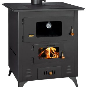 Semineu pe lemne cu cuptor si plita de gatit model FR - 14kW
