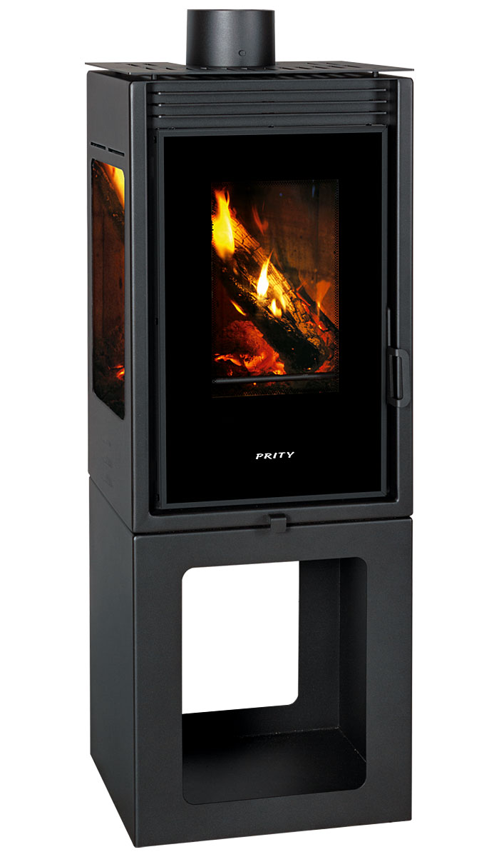 Semineu pe lemne tip soba pmv3tv - 11kw - imagine 1