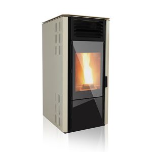 Soba pe peleti Verso 10kW Design cu aer cald- Modul WiFi inclus