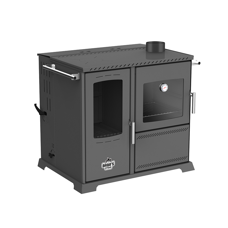 Soba de gatit pe lemne si peleti cu plita si cuptor saphire 10kw - imagine 1