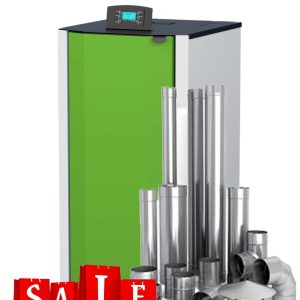 Centrala peleti Mareli compacta Matera AUTO 24kW Mareli - kit evacuare inox