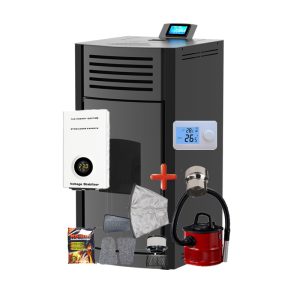 Termosemineu Mareli ONYX 24kW- curatare automata-pachet cu aspirator cenusa