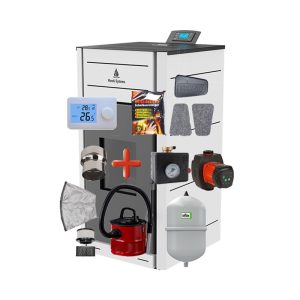 Termosemineu peleti matera 24kw - include aspirator cenusa cu dubla filtrare